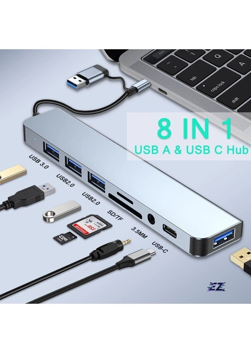 USB-C Multiport Hub Adapter - 4K HDMI Gigabit Ethernet