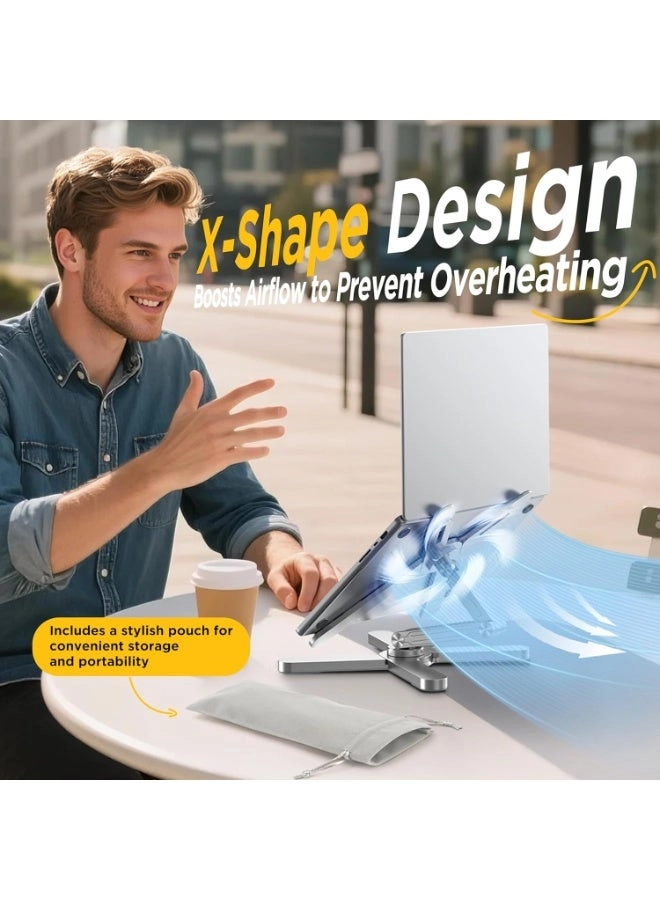 360° Rotating Laptop Stand - up to 16”
