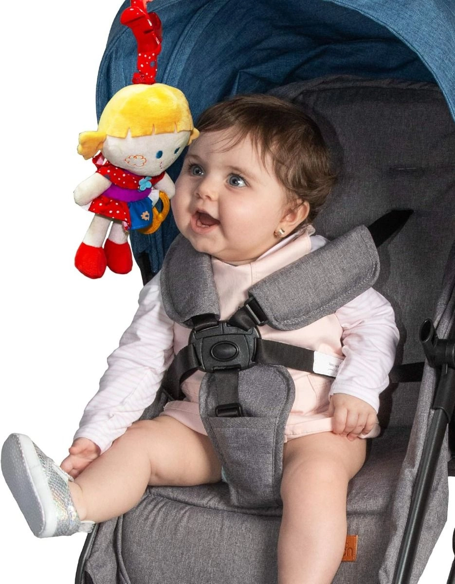 Soft Rattle Plush Toy - 3 to 24 Months fabric