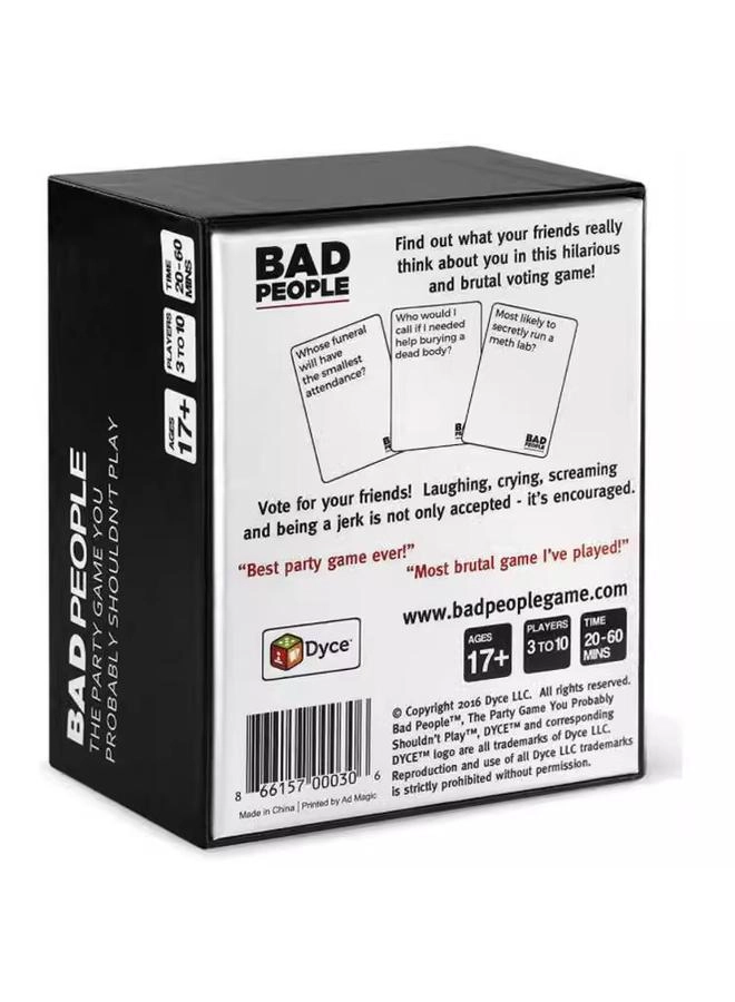 BAD PEOPLE: Villains - Card Game