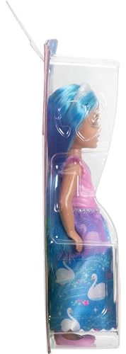 Barbie Chelsea - Blue Hair White Headband Colorful Printed Skirt Ages 3+