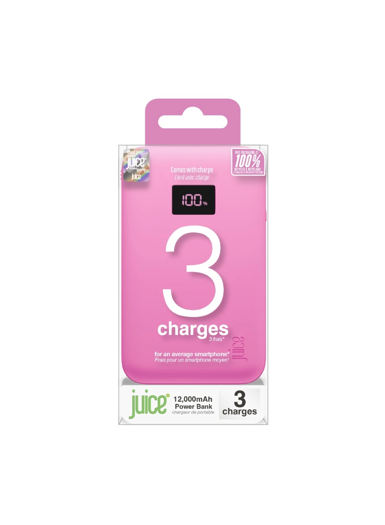 Juice Eco Integrated 3 - 12,000mAh 15W Fast charging