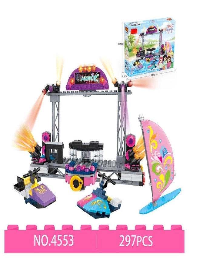 Girls Building Blocks Play Set - 297 pcs