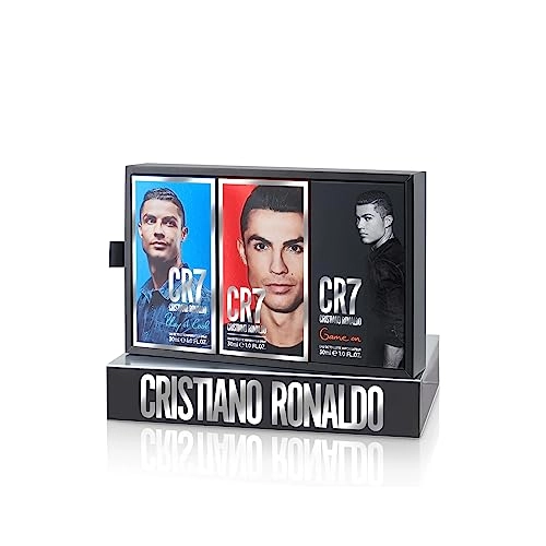 CR7 + Game On + Play It Cool Eau de Toilette 3 x 30 ml