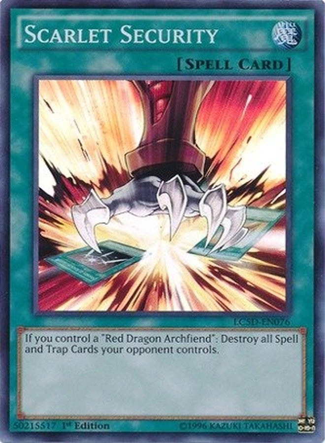 Yu-Gi-Oh! Scarlet Security LC5D-EN076 - 1st Edition