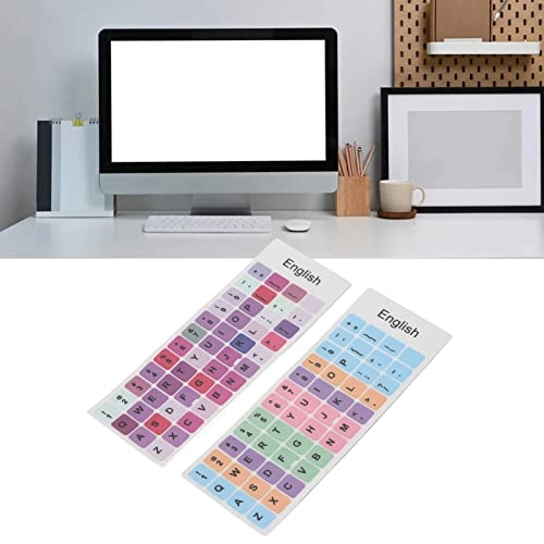Keyboard Stickers - 2pcs English PVC