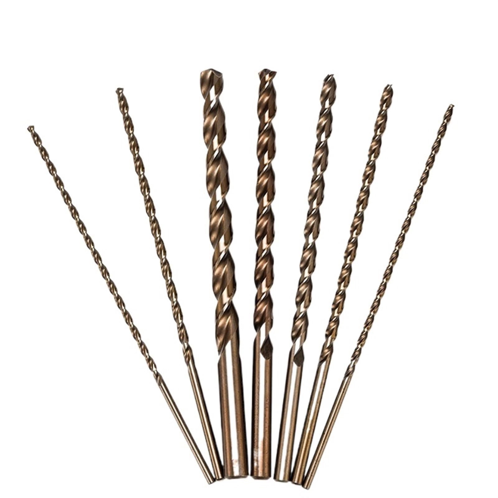 DOUKNAIL Long Cobalt Drill Bit - Cobalt 1 Piece 2 mm to 10 mm