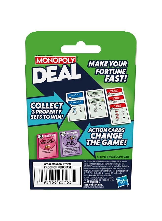 Monopoly Deal - Card Game