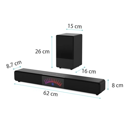 Bluetooth 6.3 Speaker - 2 channels 180W