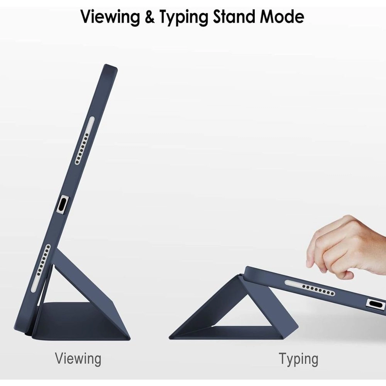 Tri-fold Case with Pencil Holder for iPad 12.9-inch