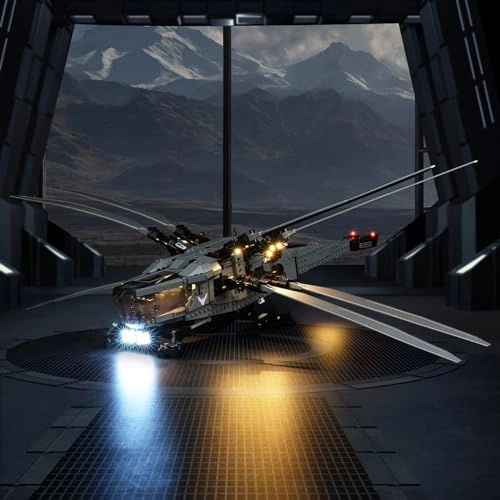 LED Light Kit for LEGO 10327 Dune Atreides Royal Ornithopter - ABS Plastic, Copper