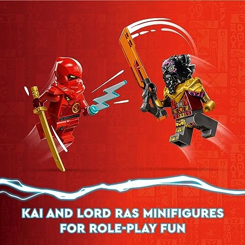 NINJAGO Kai and Ras's Car and Bike Battle Set (71789) - Dragons Rising Series