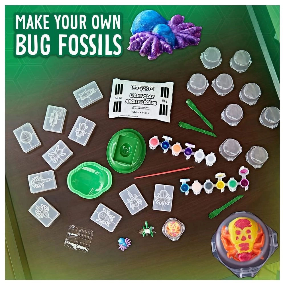 Critter Creator - Metallic Clay Art Fossil Kit with Paint