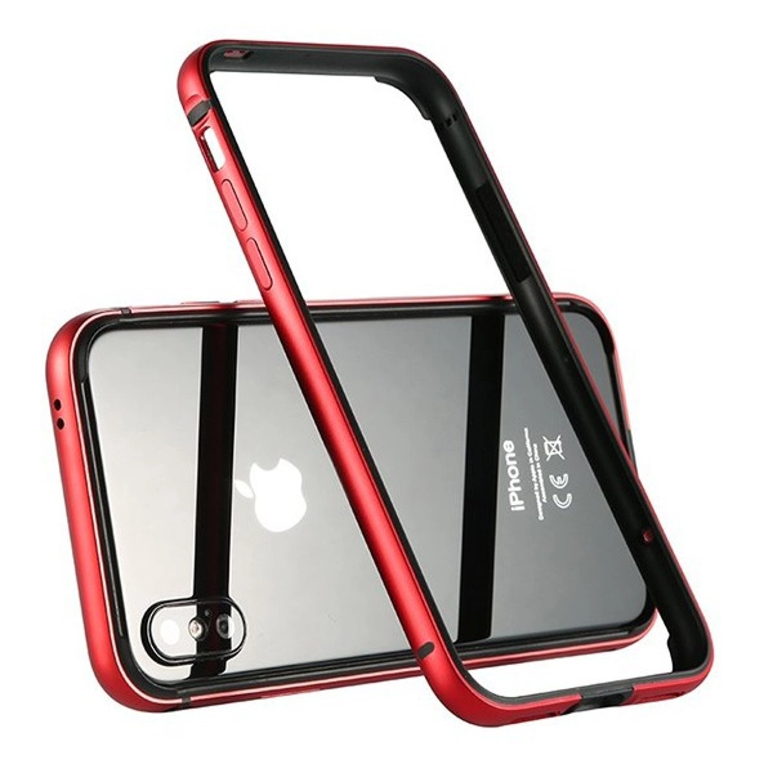 Aluminum Bumper Edge Case for iPhone X