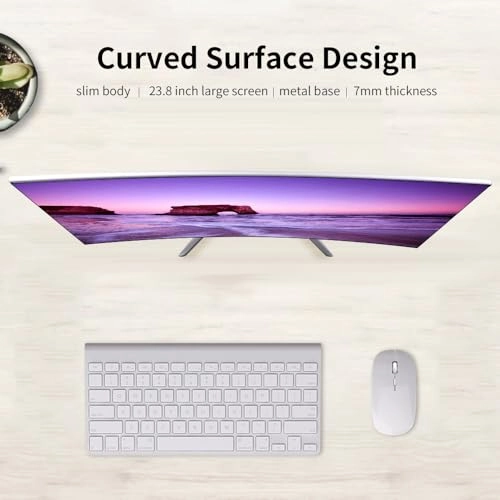 IPS Curved Screen - 1920x1080 23.8 inch