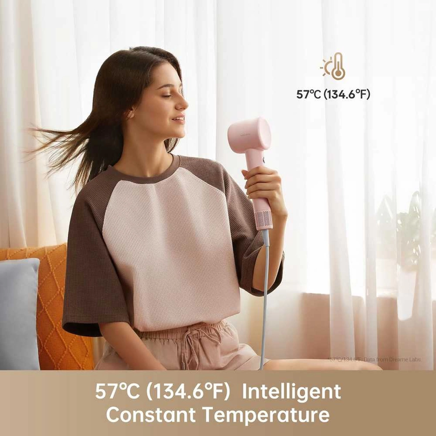 Gleam Hair Dryer - 1600 W Pink