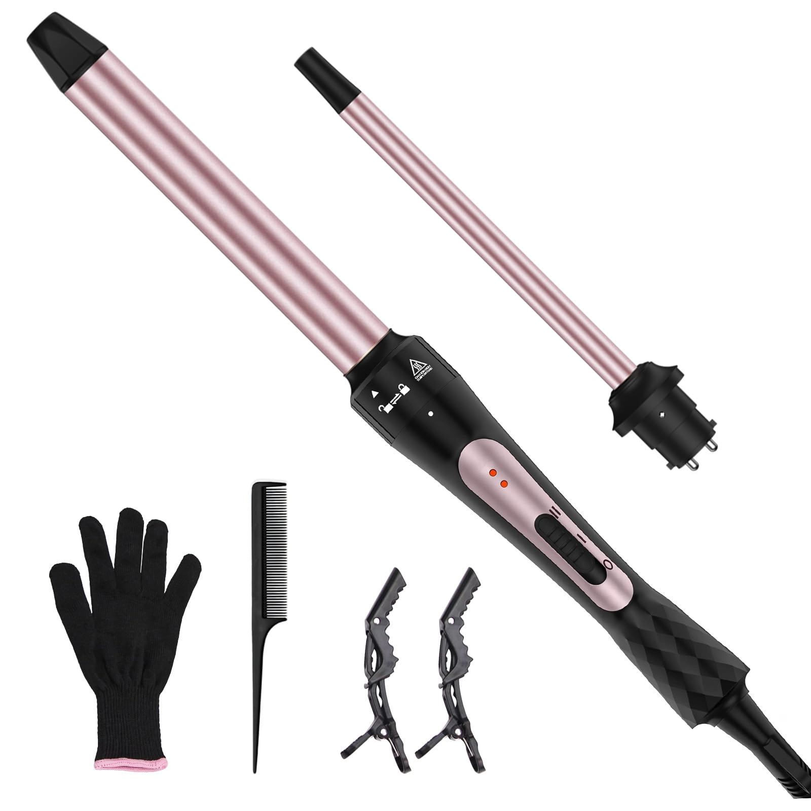 karrong Curling Iron Wand - 0.35" & 1"
