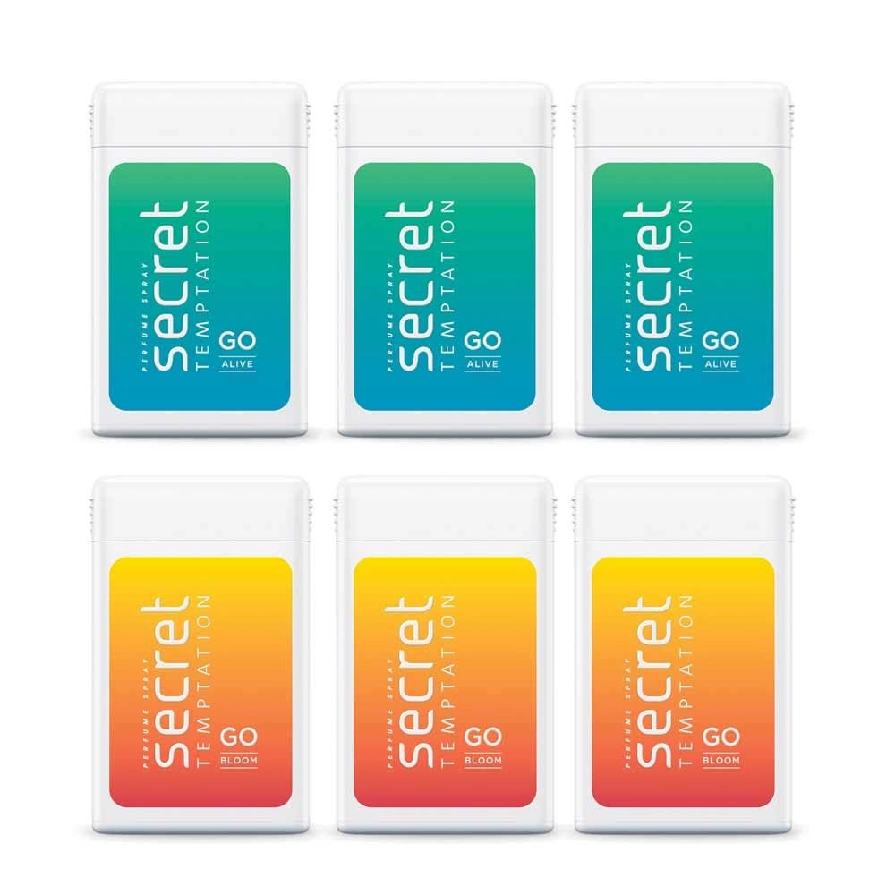 Mcnroe Consumer Product pvt Ltd Alive and Bloom Pocket Perfume - Temptation 6 piece(s)