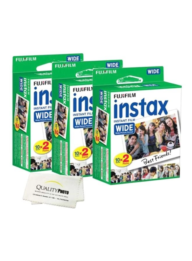TechTree Instax Wide Instant Film - Pack Of 3