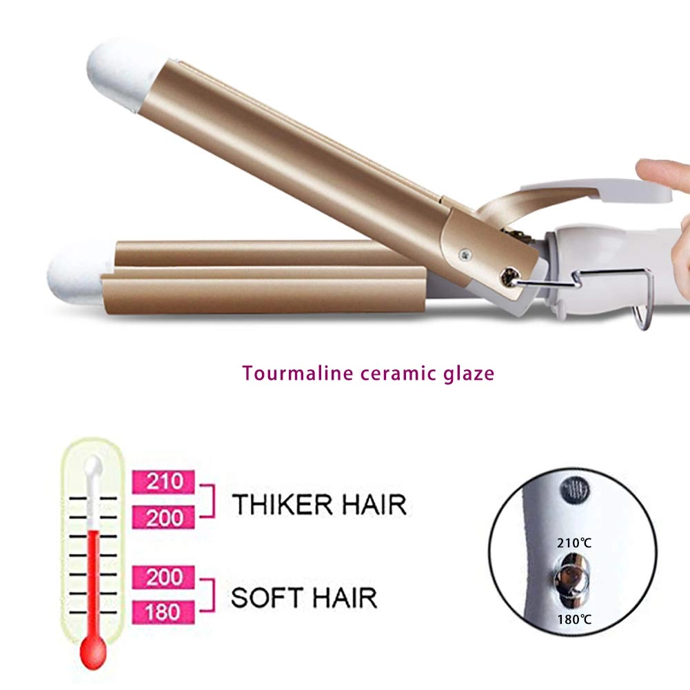 3 Barrel Hair Curler - 25 millimeters