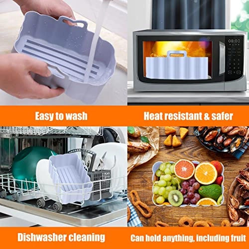 Air Fryer Silicone Pot - silicone 2 Pcs