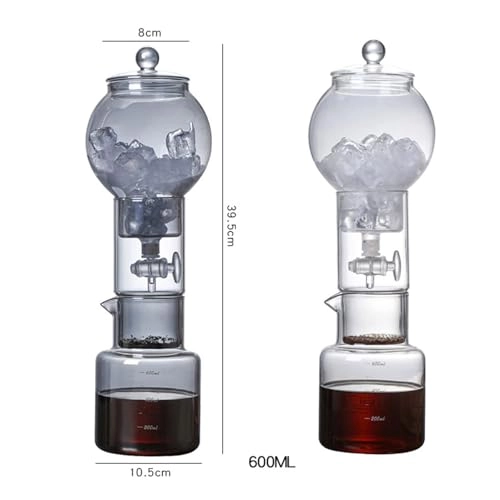 Cold Brew Drip Coffee Maker - 800ml High Borosilicate Glass