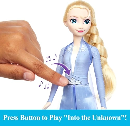 Elsa Fashion Doll - Sings "Into the Unknown" English Ages 3+