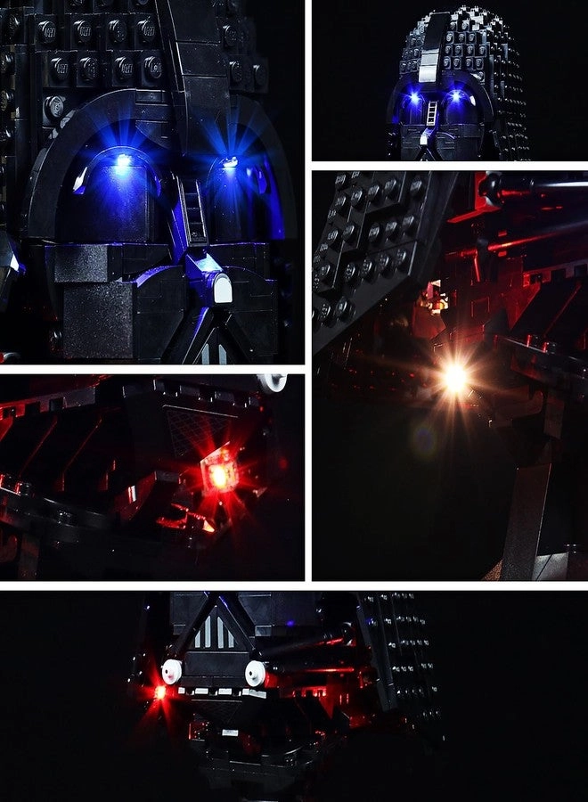 LED Lighting Compatible with Lego Darth Vader Helmet 75304