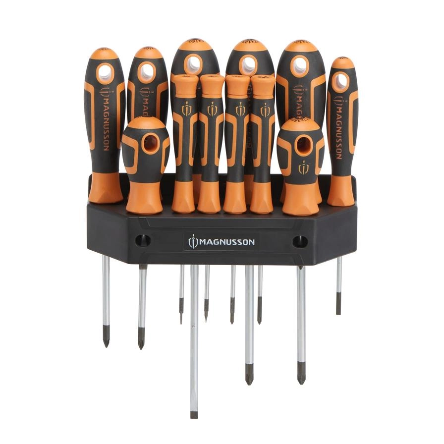 SCS04 Slotted and Phillips Screwdriver Set (12 Pcs)
