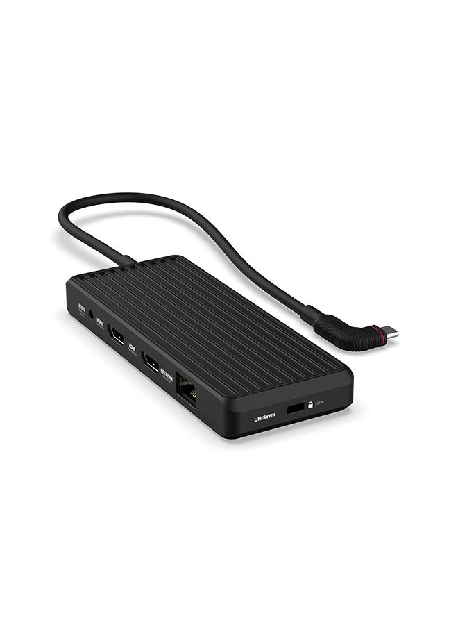 10 Port USB-C Hub - Dual Display 4K@60Hz 100W