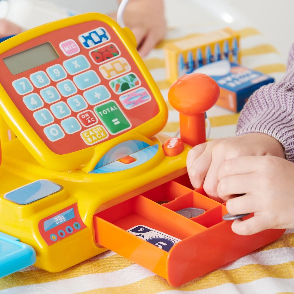 Cash Register Playset - working calculator play debit card (66450)
