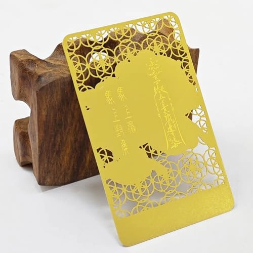 Feng Shui Fly On Monkey On Horse Golden Card