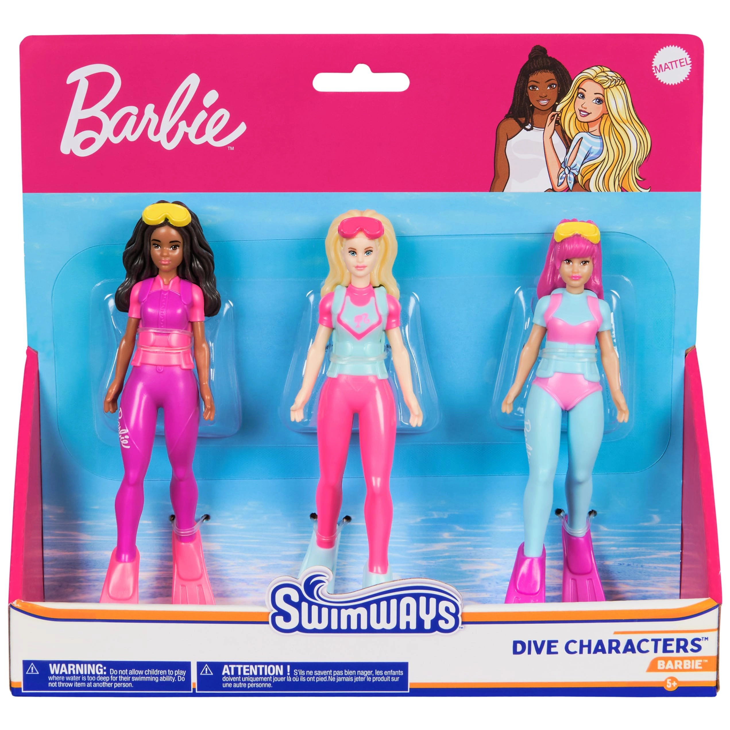 Spin Master Barbie Dive Characters - 3-Pack