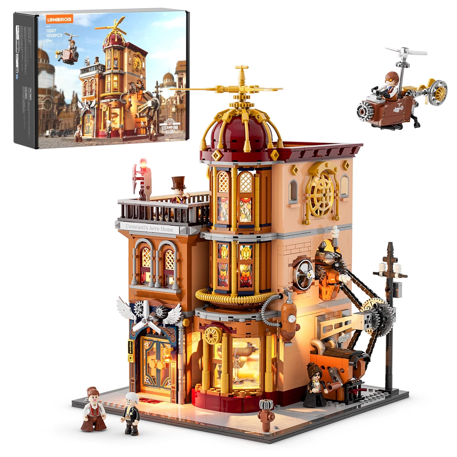 Lumibricks Steampunk Flying Club - 1871 pcs