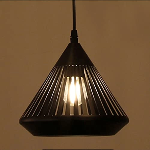 Vintage Chandeliers - Black 4-Lights Iron
