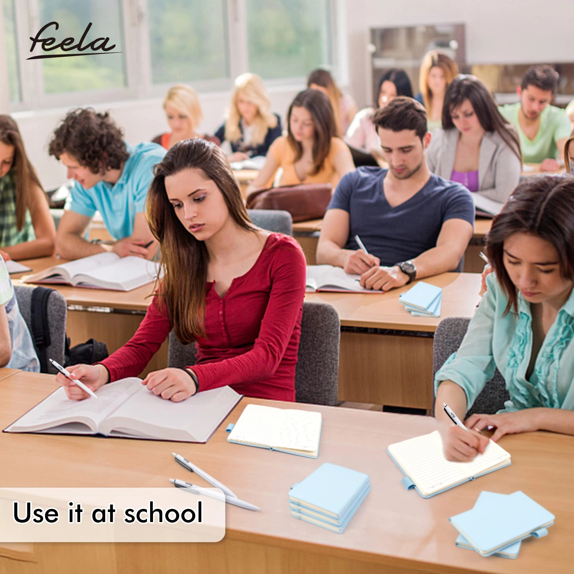 Pocket Notebook A6 Hardcover - Lined 56 Sheets