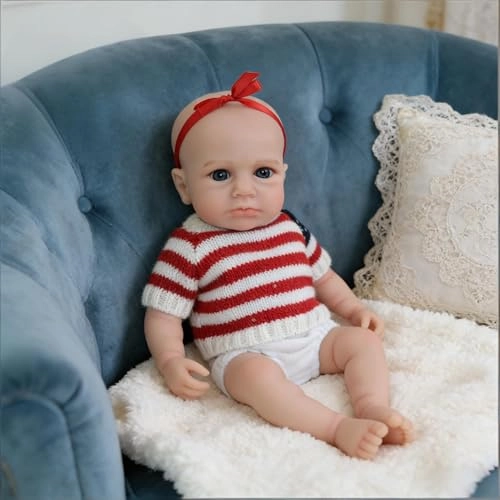 Loulou Awake Reborn Baby Doll - 12 inch Full body silicone Ages 3+