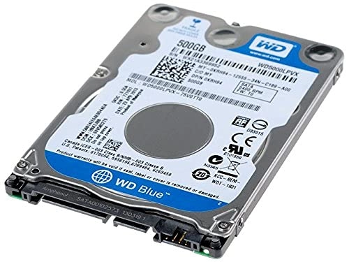 Blue 2.5" 5400rpm 16MB SATA 6Gb/s (WD5000LPCX) - 500GB