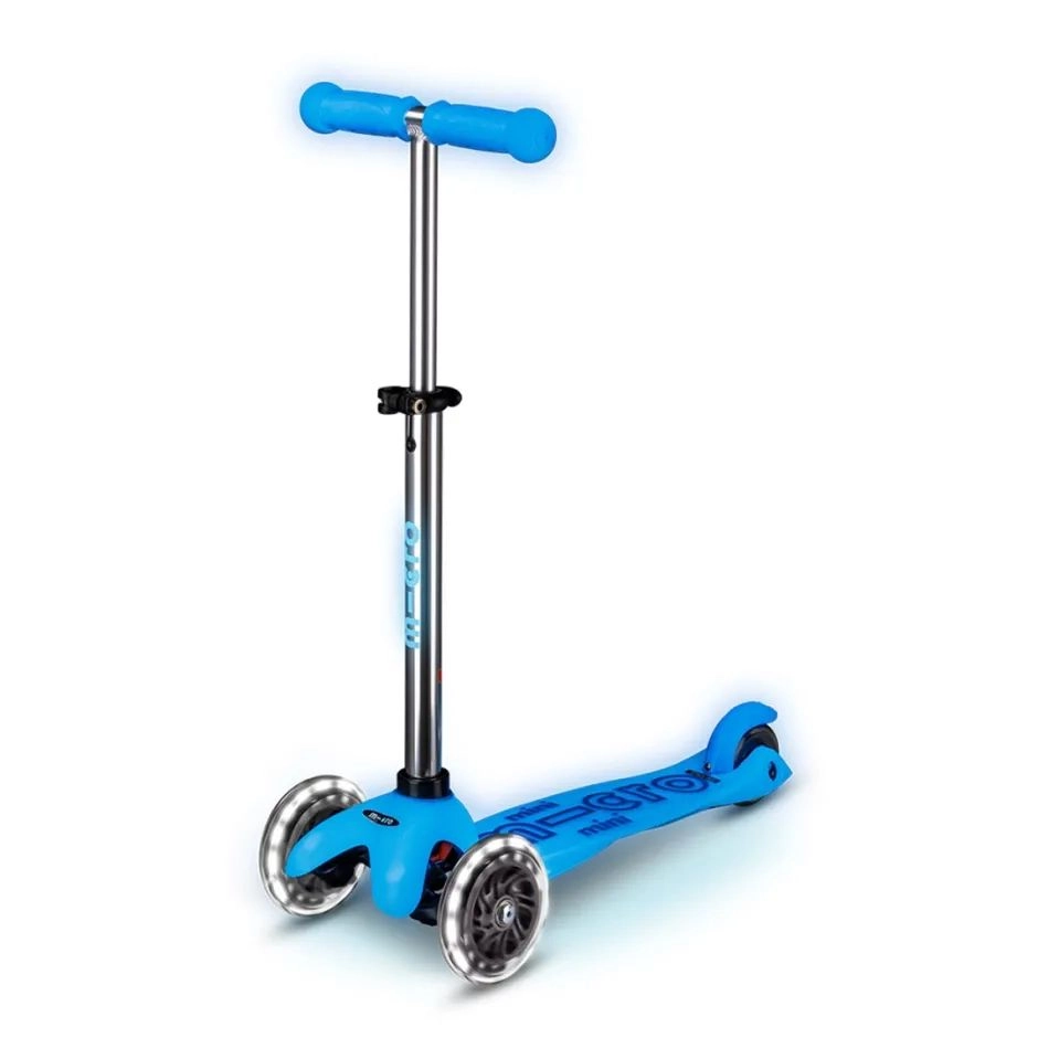 Mini Deluxe 3-Wheel Kick Scooter – 120/85 mm LED