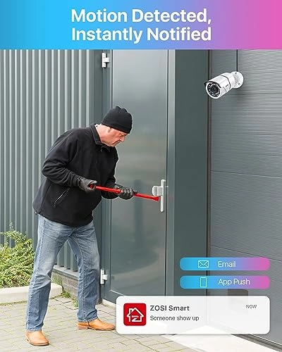 8 Channel 5MP 3K PoE Home Security Camera System