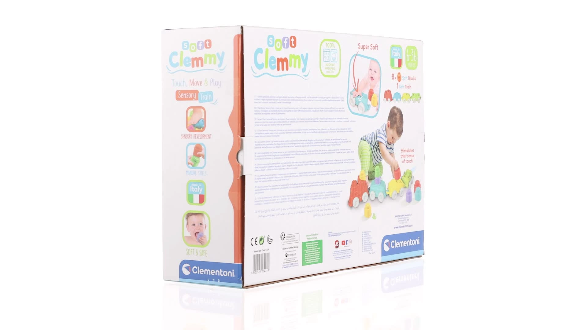 Soft Clemmy Sensory Train - 6 months