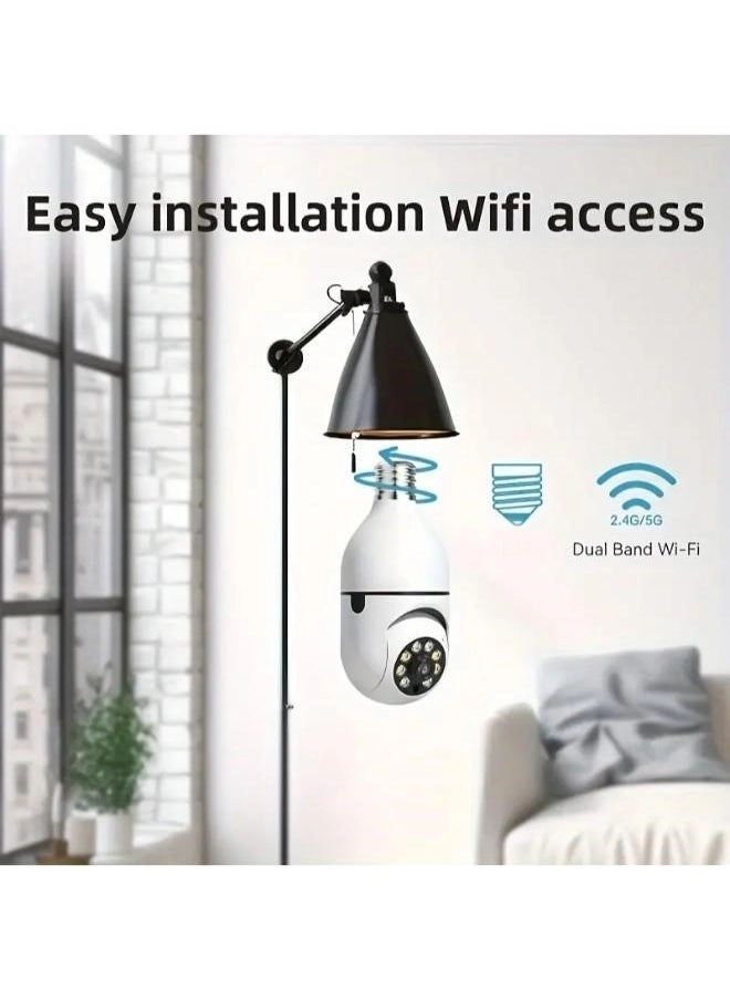 Wireless Light Bulb Camera 1080p Bundle