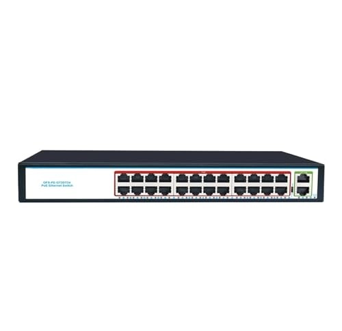 24-Port Gigabit Active PoE Switch - 300W 24 ports 52V IEEE802.3AF/AT 10/100/1000Mbps
