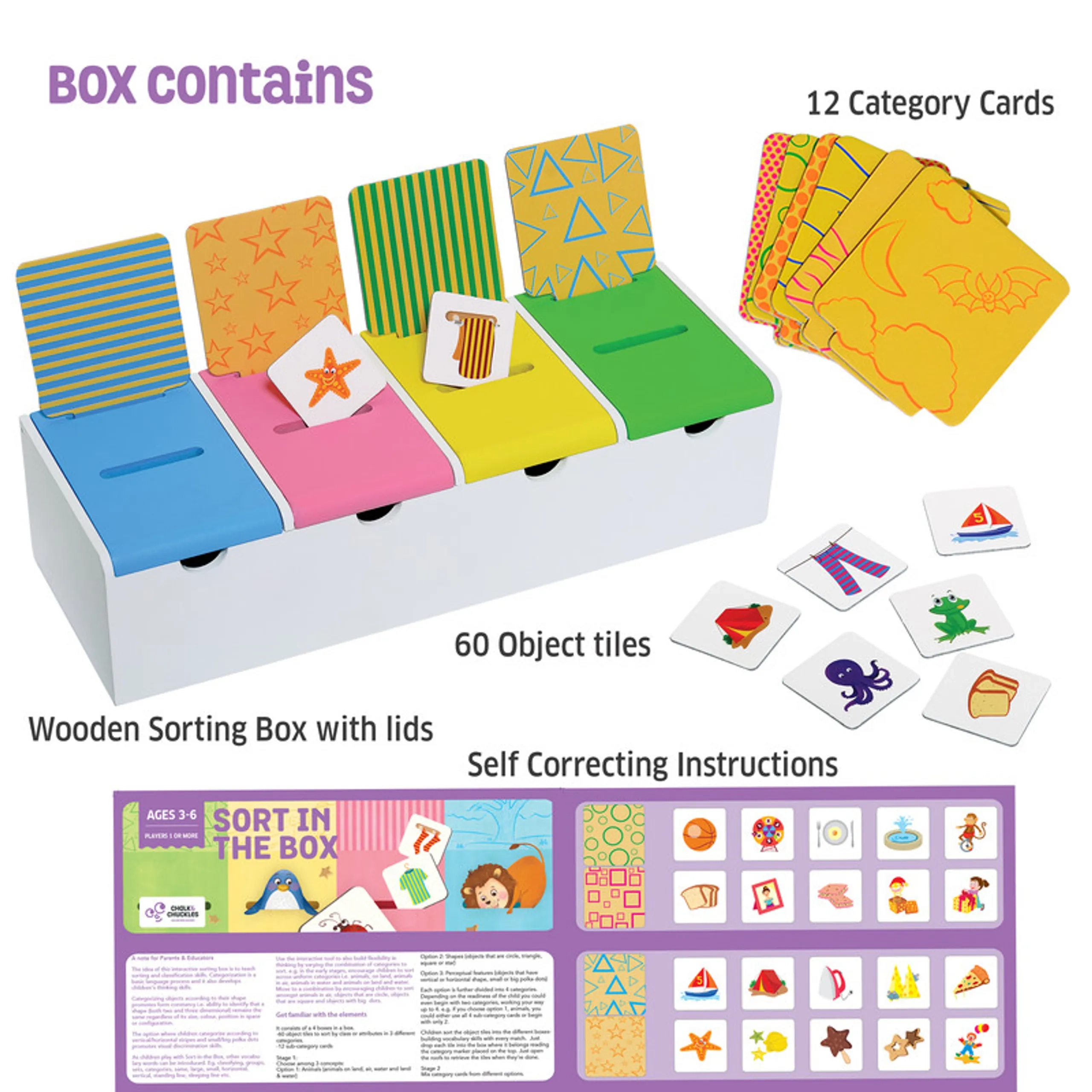 Sort In The Box - Suitable for 3 to 6 years