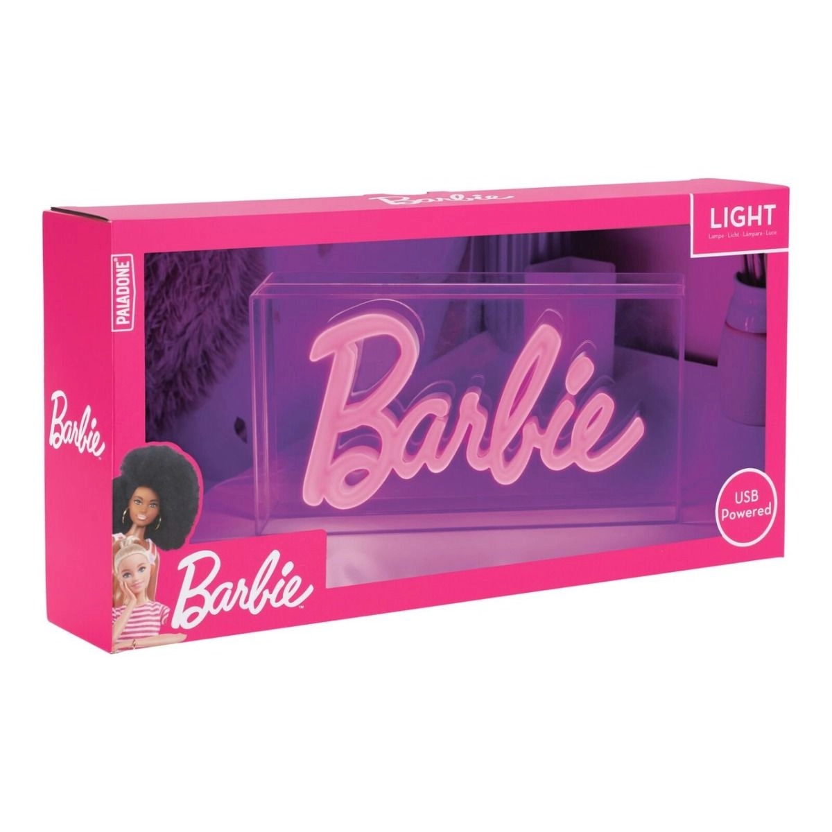 Barbie Led Neon Light - 15cm x 30cm Neon Pink USB Powered