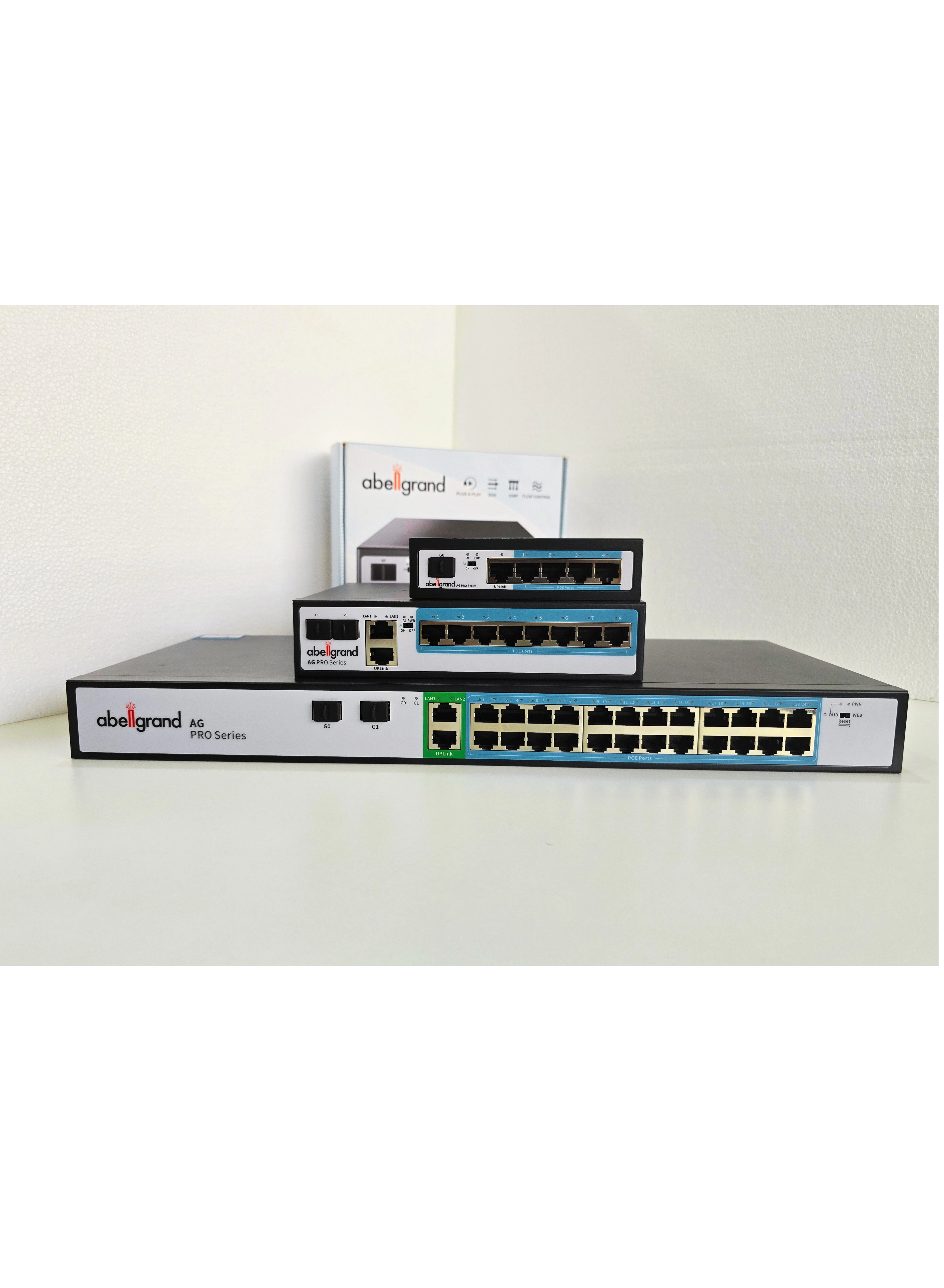 Abellgrand PoE 24 Port 24-ports