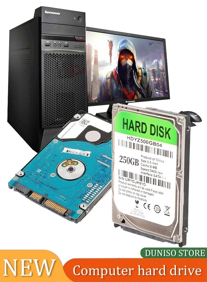 DUNISO 2.5" 5400rpm 8MB (JC00804CY250GB) - 250GB