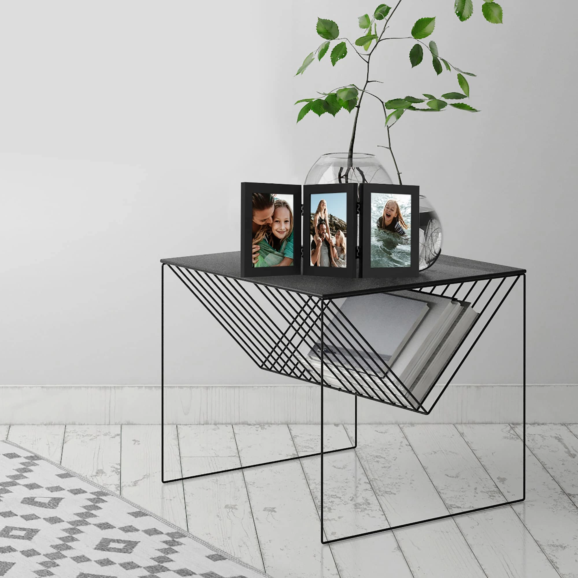 Hinged 3 Picture Frame - 5X7