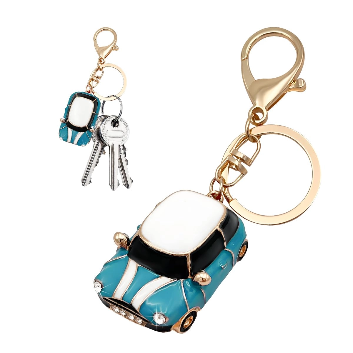 Car Model Rhinestone Keychain
