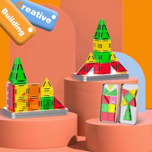 Mini Magnetic Tiles - 8 - 12 years 22 pieces